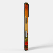 抽象芸術アースントーンスワールアートプリント Case-Mate iPhoneケース (裏面 / 右)