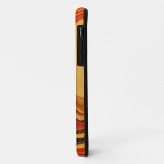 抽象芸術アースントーンスワールアートプリント Case-Mate iPhoneケース (裏面/左)