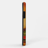 抽象芸術アースントーンスワールアートプリント Case-Mate iPhoneケース (裏面/右)