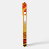 抽象芸術アースントーンスワールアートプリント Case-Mate iPhoneケース (裏面 / 左)