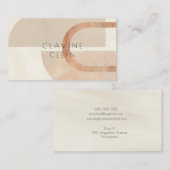 抽象芸術アーティストアートアトリエアーティザンクリエイティブブシン 名刺 (正面/裏面)