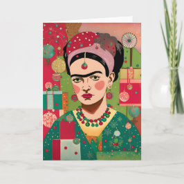 抽象芸術アーティストクリスマスカード カード