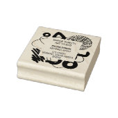 抽象芸術アーティストブランディングラバースタンプ ラバースタンプ (スタンプ)