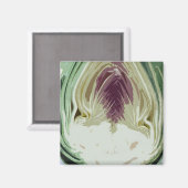 抽象芸術アーティチョークプロファイル マグネット (正面/裏面)