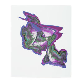 抽象芸術アートから作成された抽象芸術 メタルプリント