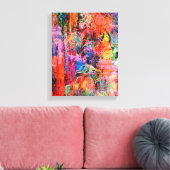 抽象芸術アートすべて質感 キャンバスプリント (インサイチュ (リビング))