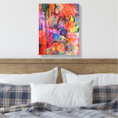 抽象芸術アートすべて質感 キャンバスプリント (インサイチュ (寝室))