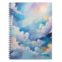 抽象芸術アートと空テーマ