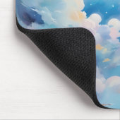 抽象芸術アートと空テーマ マウスパッド (コーナー)