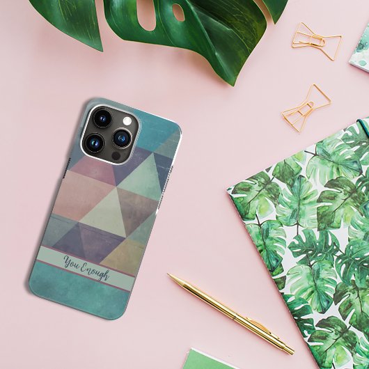 抽象芸術アートのカラー三角形IPhoneケース Case-Mate iPhoneケース