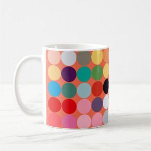 抽象芸術アートのテクスチャ。テカラフルクスチャモダン芸術 コーヒーマグカップ