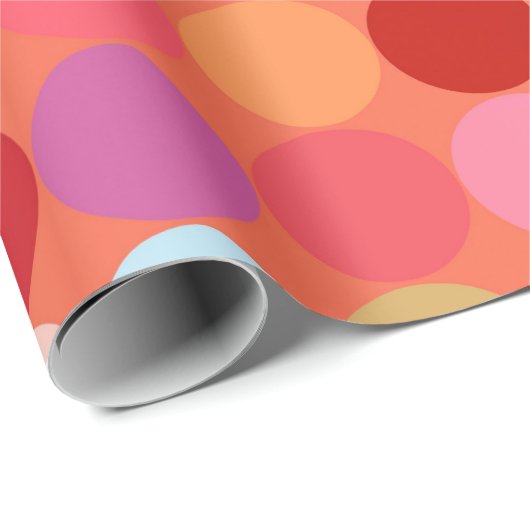 抽象芸術アートのテクスチャ。テカラフルクスチャモダン芸術 ラッピングペーパー (ロールコーナー)