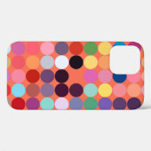 抽象芸術アートのテクスチャ。テカラフルクスチャモダン芸術 Case-Mate iPhoneケース (裏面 (横))