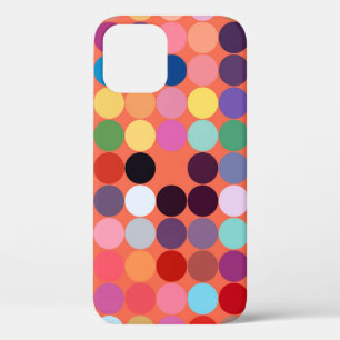 抽象芸術アートのテクスチャ。テカラフルクスチャモダン芸術 iPhone 12ケース