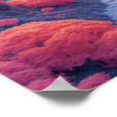 抽象芸術アートのポスターと興味深いラールのイメージ ポスター (角)