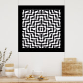 抽象芸術アートのポスター ポスター (キッチン)