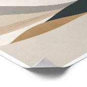 抽象芸術アートの壁のポスターのミニマルデザイン ポスター (角)