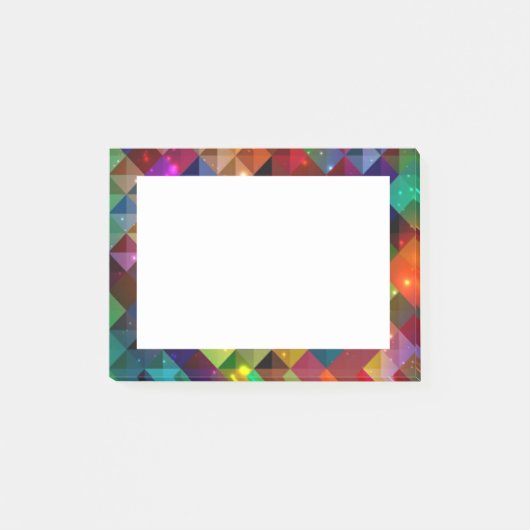 抽象芸術アートの投稿に関する注意 ポストイット (正面)