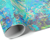 抽象芸術アートの折り返しまたは切り離し紙 ラッピングペーパー (ロールコーナー)