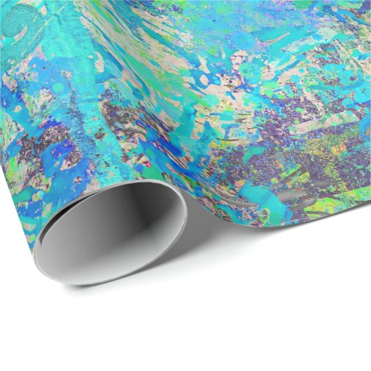 抽象芸術アートの折り返しまたは切り離し紙 ラッピングペーパー (ロールコーナー)