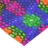 抽象芸術アートの明るいパターン テーブルクロス (アングル)