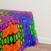抽象芸術アートの明るいパターン テーブルクロス (インサイチュ)