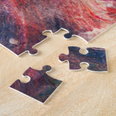 抽象芸術アートの水彩 ジグソーパズル (側面)