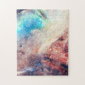 抽象芸術アートの水彩 ジグソーパズル (縦)