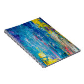 抽象芸術アートの背景キャンバスに油絵。C ノートブック (右側)