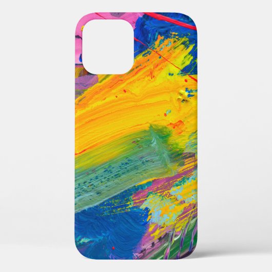 抽象芸術アートの背景手絵を描の背景。  Case-Mate iPhoneケース (裏面)