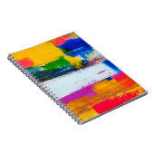 抽象芸術アートの背景。アーモダント数々のカラー ノートブック (右側)