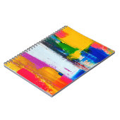 抽象芸術アートの背景。アーモダント数々のカラー ノートブック (左側)