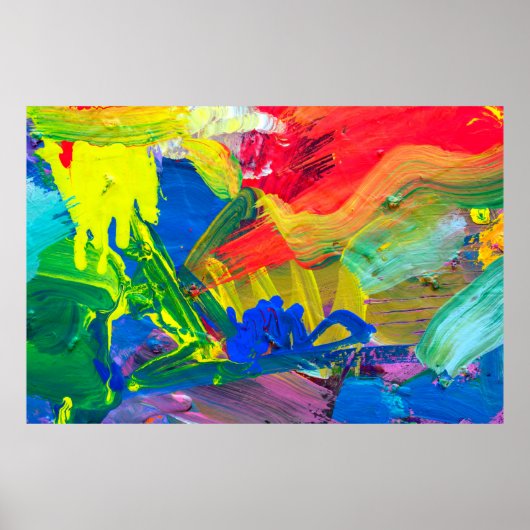 抽象芸術アートの背景。手色彩の鮮やかの背景。 ポスター (正面)