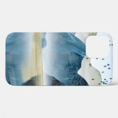 抽象芸術アートの装飾的背景山と Case-Mate iPhoneケース (裏面 (横))