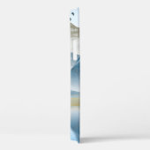 抽象芸術アートの装飾的背景山と Case-Mate iPhoneケース (裏面 / 右)
