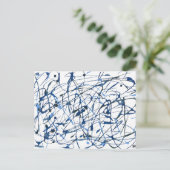 抽象芸術アートはがき ポストカード (スタンド正面)