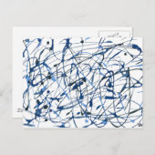 抽象芸術アートはがき ポストカード (正面/裏面)