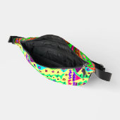 抽象芸術アートは多くの色を神から吹き飛ばす ファニーパック (見開き)