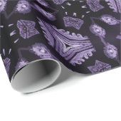 抽象芸術アートアイズとダイヤモンド水彩模様  ラッピングペーパー (ロールコーナー)