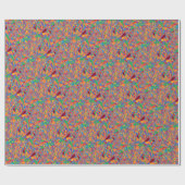 抽象芸術アートイタリアン ラッピングペーパー (フラット)