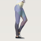 抽象芸術アートウィンターマウンテンズデザイン レギンス (右)