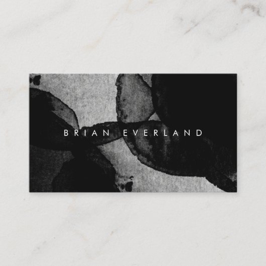 抽象芸術アートウォーターカラーアーティストプロファイ連絡ルアプリ 予約カード (正面)