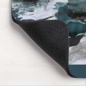 抽象芸術アートウォーターカラーフローラマウスパッド マウスパッド (コーナー)