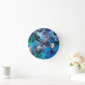 抽象芸術アートウォールクロック ラウンド壁時計 (ホーム)