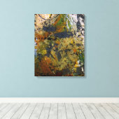 抽象芸術アートオンキャンバス キャンバスプリント (インサイチュ (ウッドフロア))