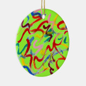 抽象芸術アートオーナメント セラミックオーナメント (右)