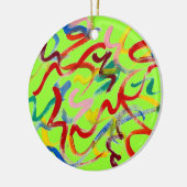 抽象芸術アートオーナメント セラミックオーナメント (左)