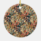 抽象芸術アートオーナメント セラミックオーナメント (裏面)