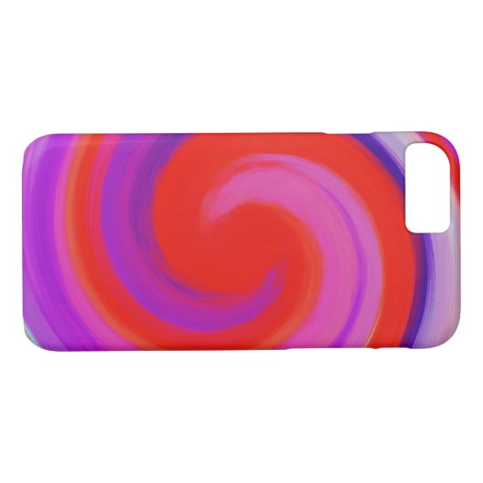 抽象芸術アートカラフルのバ絵を描ックバック#7 Case-Mate iPhoneケース (裏面(横))