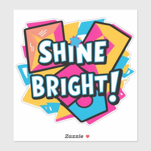 抽象芸術アートカラフルAと吸息デザイン シール (シート)